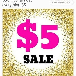 Almost everything is $5!